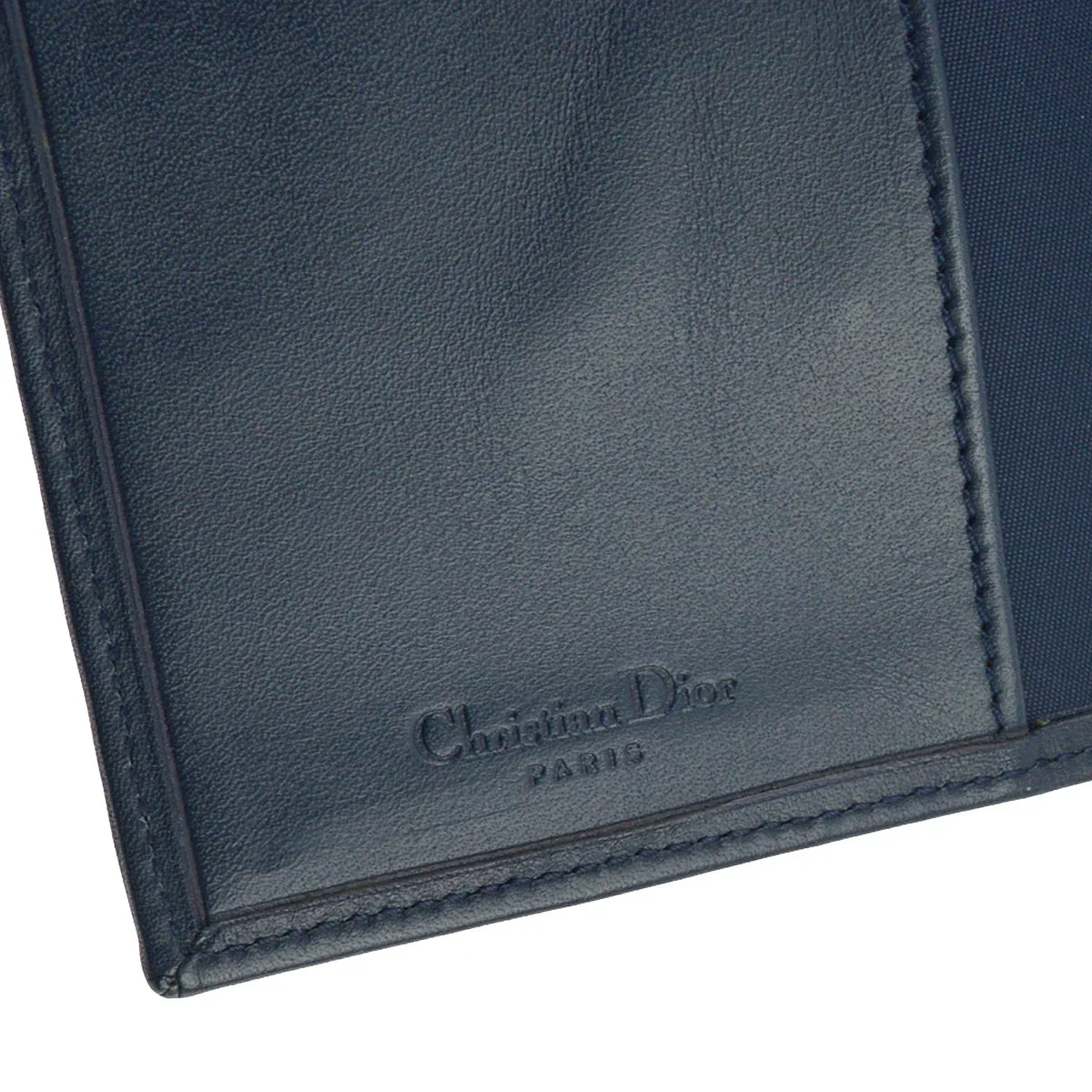 Christian Dior Navy Trotter Notebook Cover Small Good - Image 7