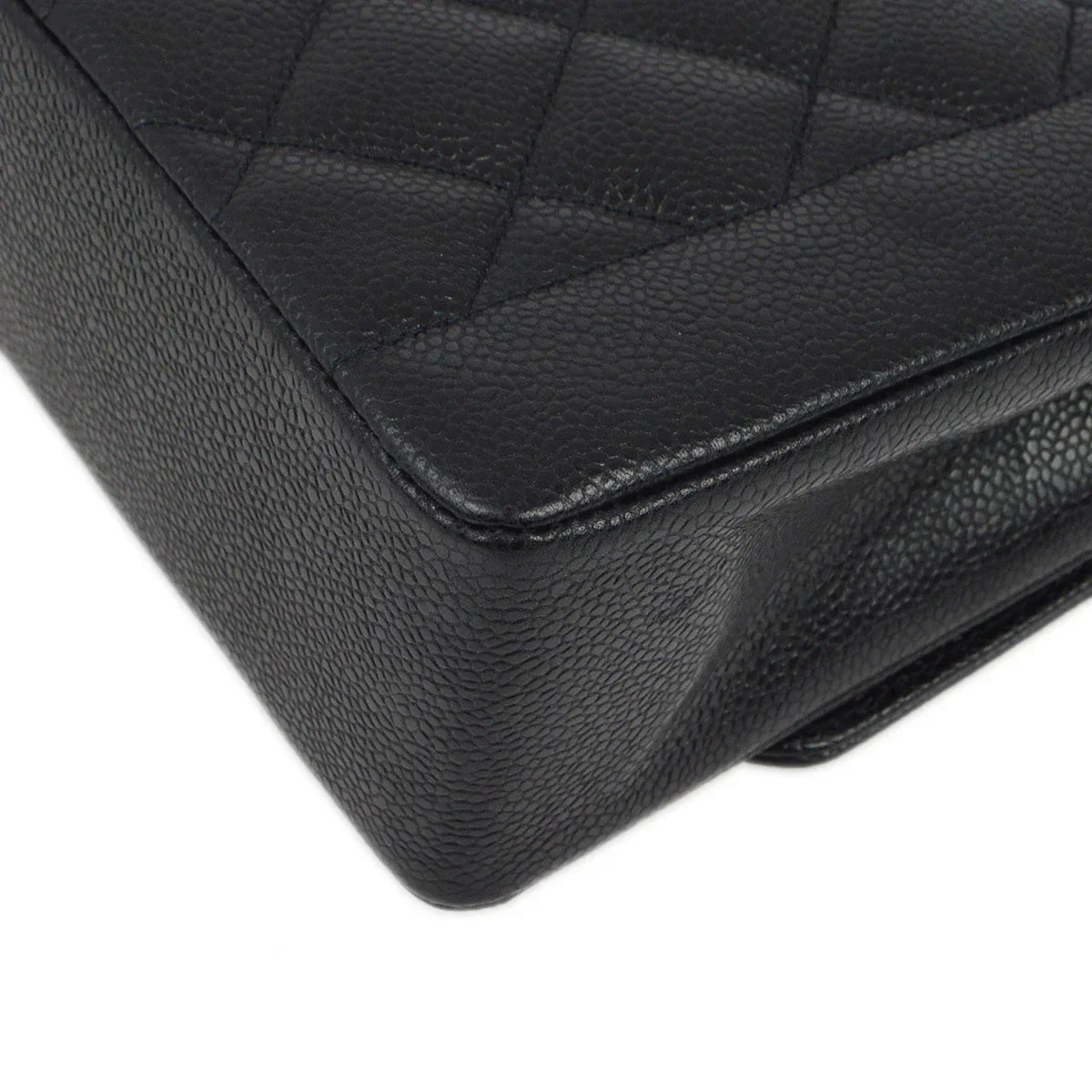 Chanel 1994-1996 Black Caviar Medium Diana Shoulder Bag - Image 4