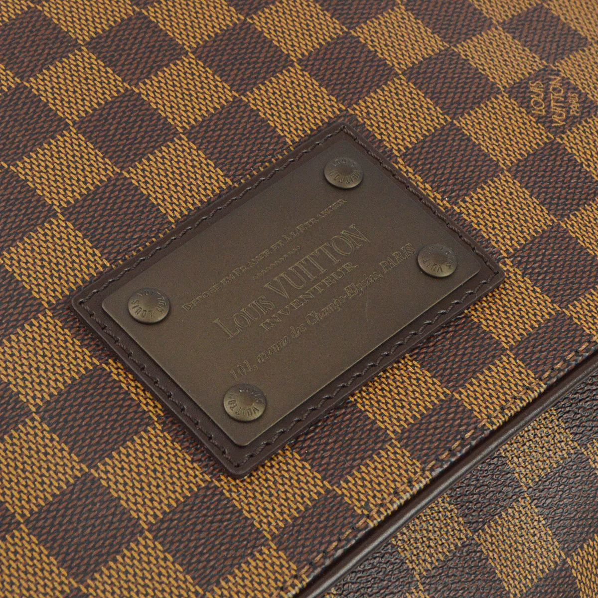Louis Vuitton 2011 Damier Brooklyn MM Shoulder Bag N51211 - Image 5