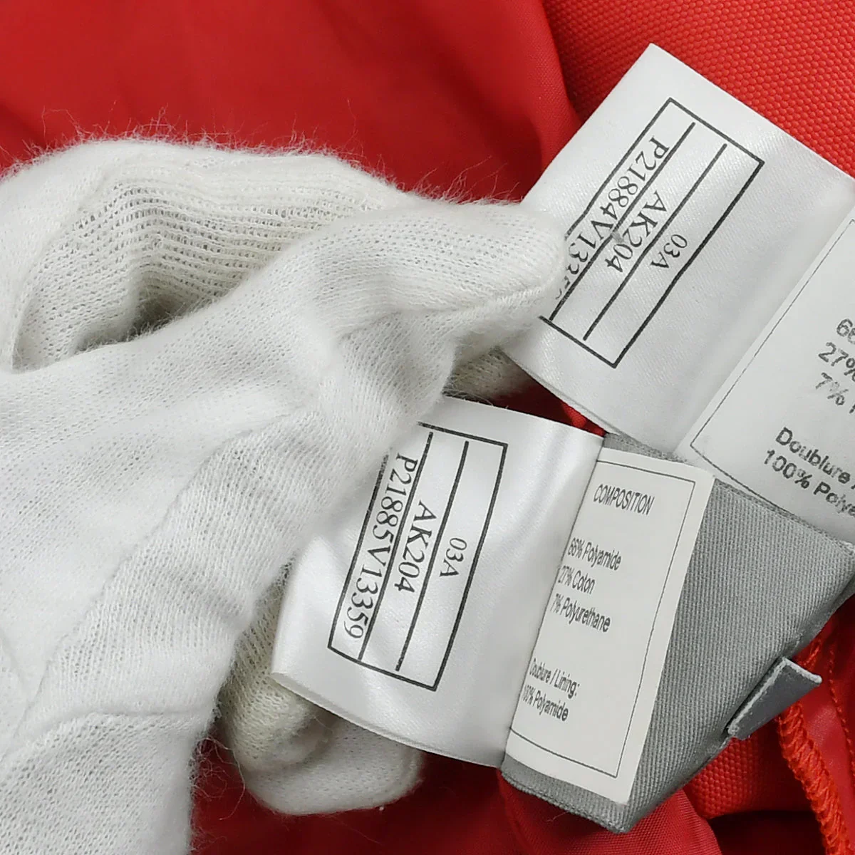Chanel Sport Line Setup Suit Jacket Skirt Red 03A #44 #40 - Image 8