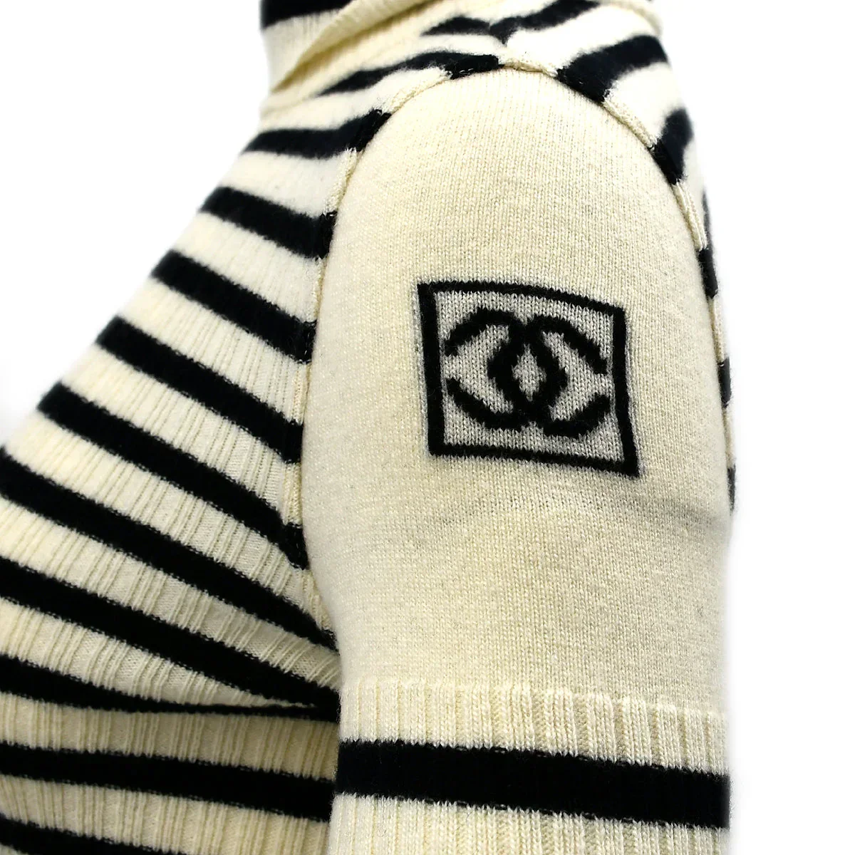 Chanel Sport Line Sweater Ivory 06A #34 - Image 4