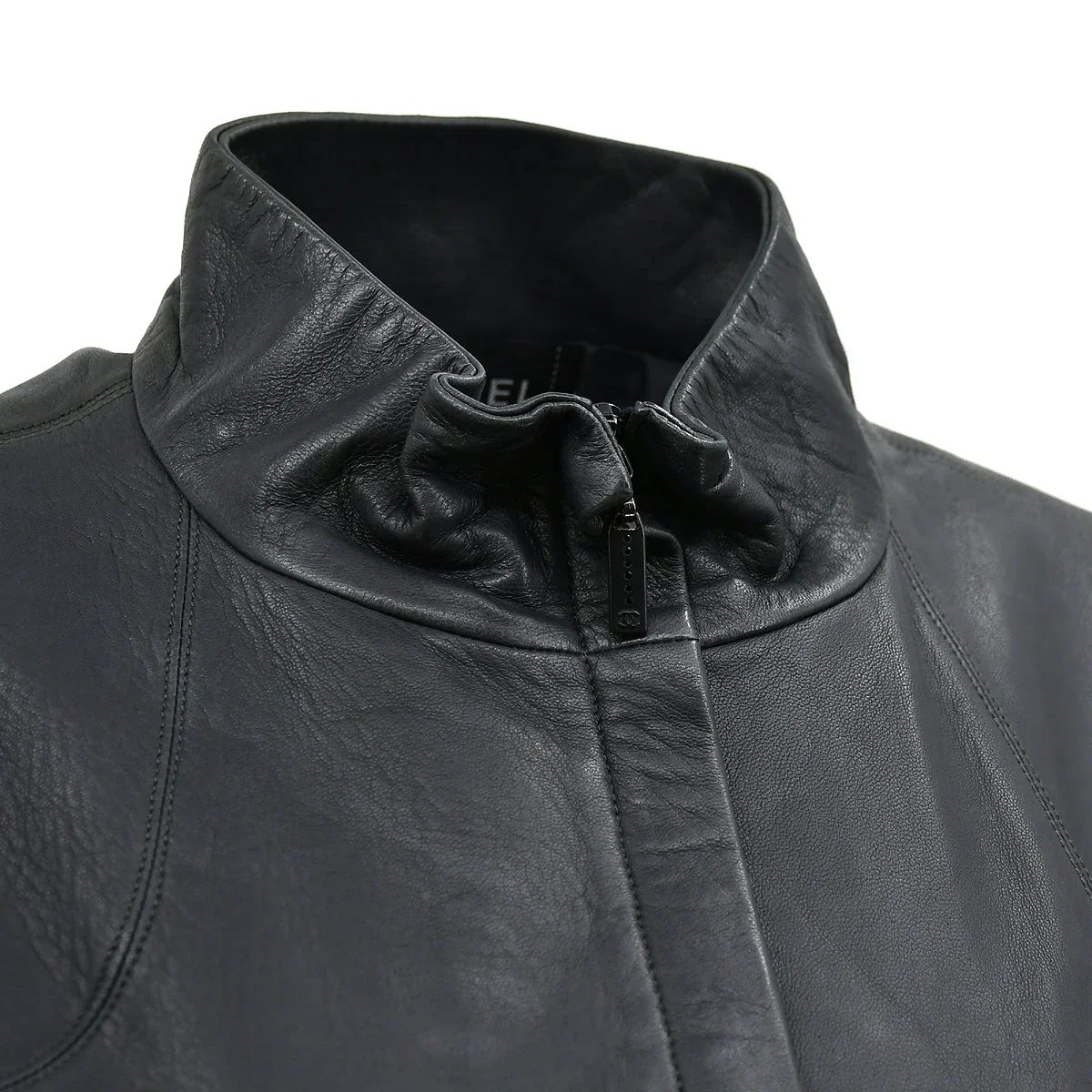 Chanel Sleeveless Vest Jacket Charcoal Gray #38 02A - Image 6