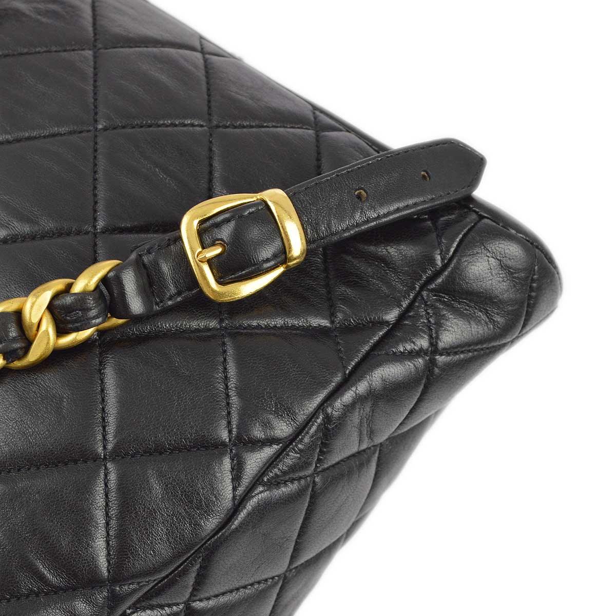 Chanel Black Lambskin Large Duma Backpack - Image 4