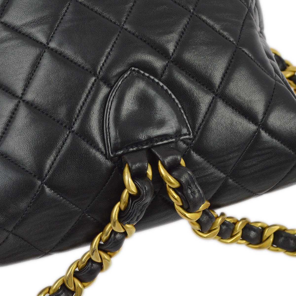 Chanel Black Lambskin Large Duma Backpack - Image 6