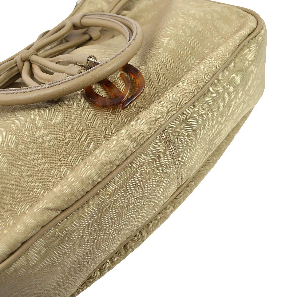 Christian Dior 2007 Beige Trotter Tote Handbag - Image 5