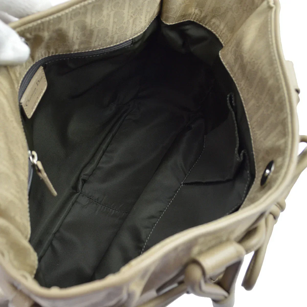 Christian Dior 2007 Beige Trotter Tote Handbag - Image 8