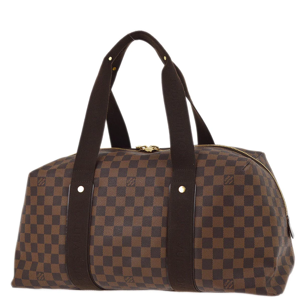 Louis Vuitton 2011 Damier Weekender MM Shoulder Duffle Bag N41138 - Image 2