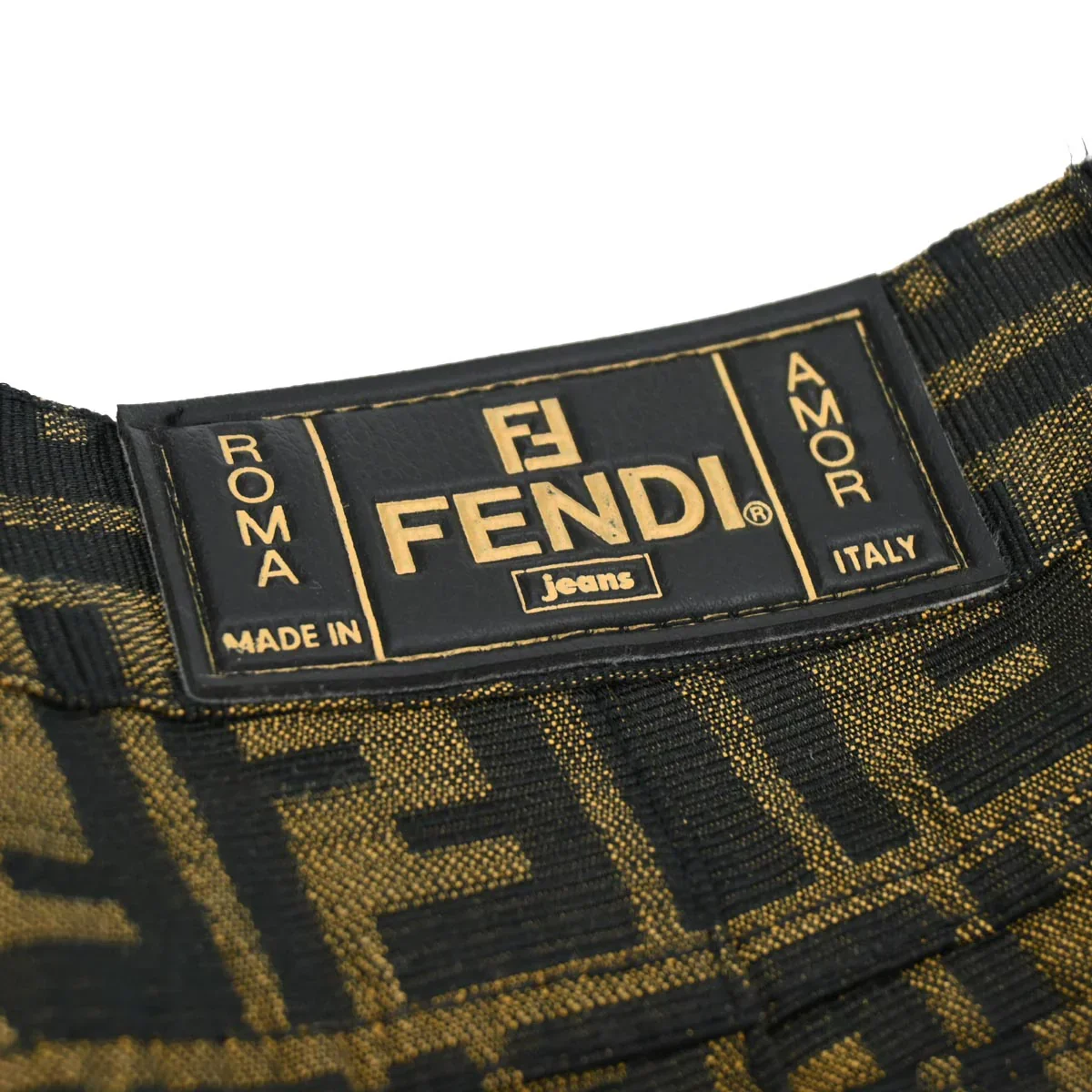 Fendi Zucca Long Pants Brown #42 - Image 6