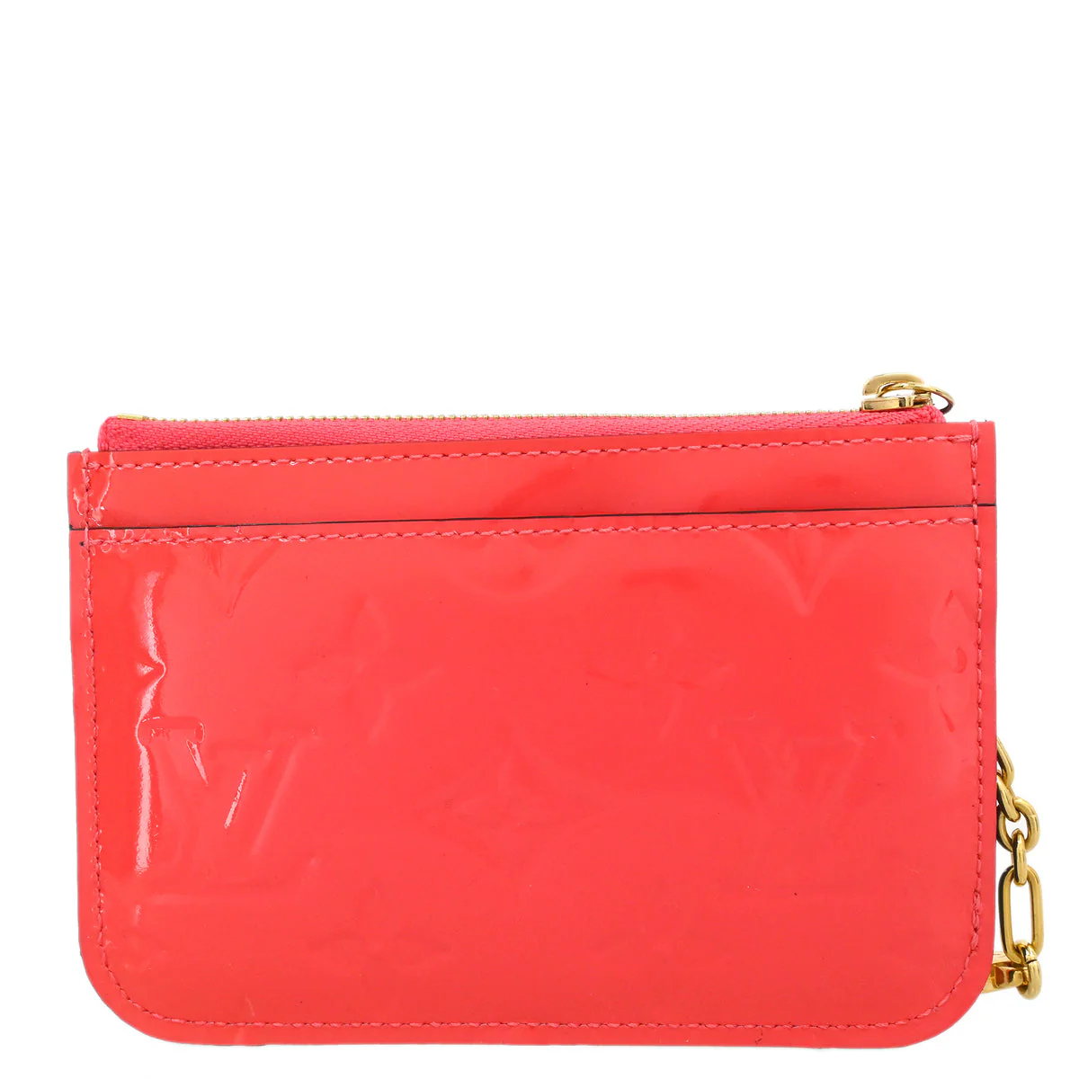 Louis Vuitton 2015 Pink Vernis Pochette Cles NM Coin Wallet M93204 - Image 2