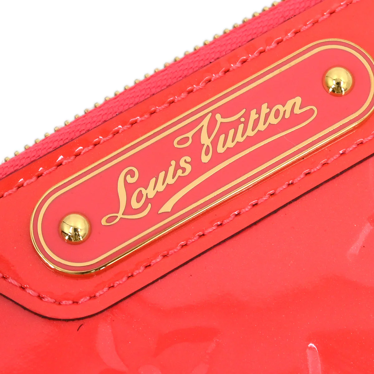 Louis Vuitton 2015 Pink Vernis Pochette Cles NM Coin Wallet M93204 - Image 4