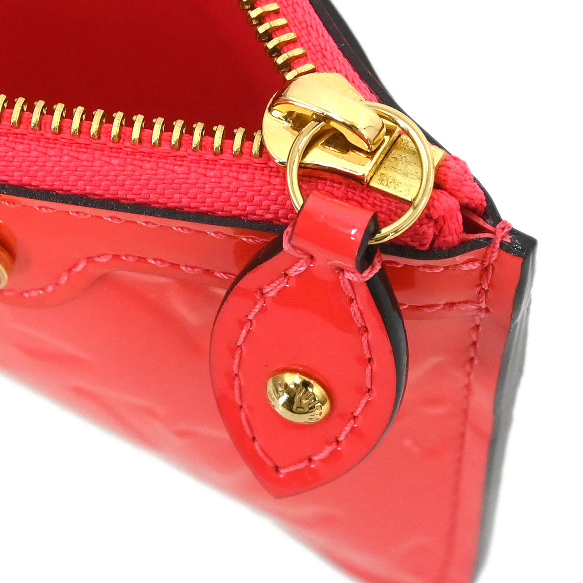 Louis Vuitton 2015 Pink Vernis Pochette Cles NM Coin Wallet M93204 - Image 5