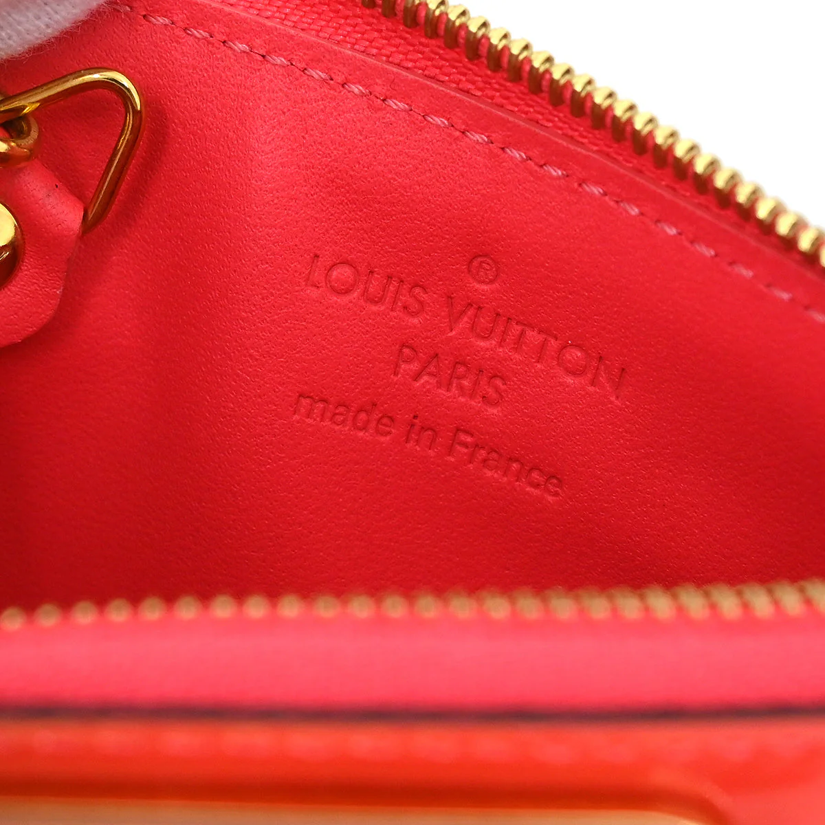 Louis Vuitton 2015 Pink Vernis Pochette Cles NM Coin Wallet M93204 - Image 6
