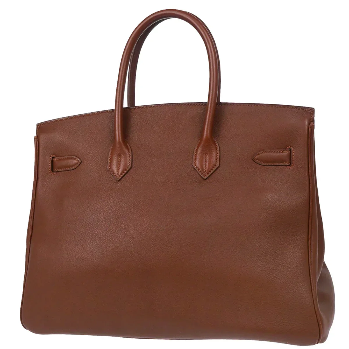 Hermes 1997 Havane Taurillon Clemence Birkin 35 Handbag - Image 2