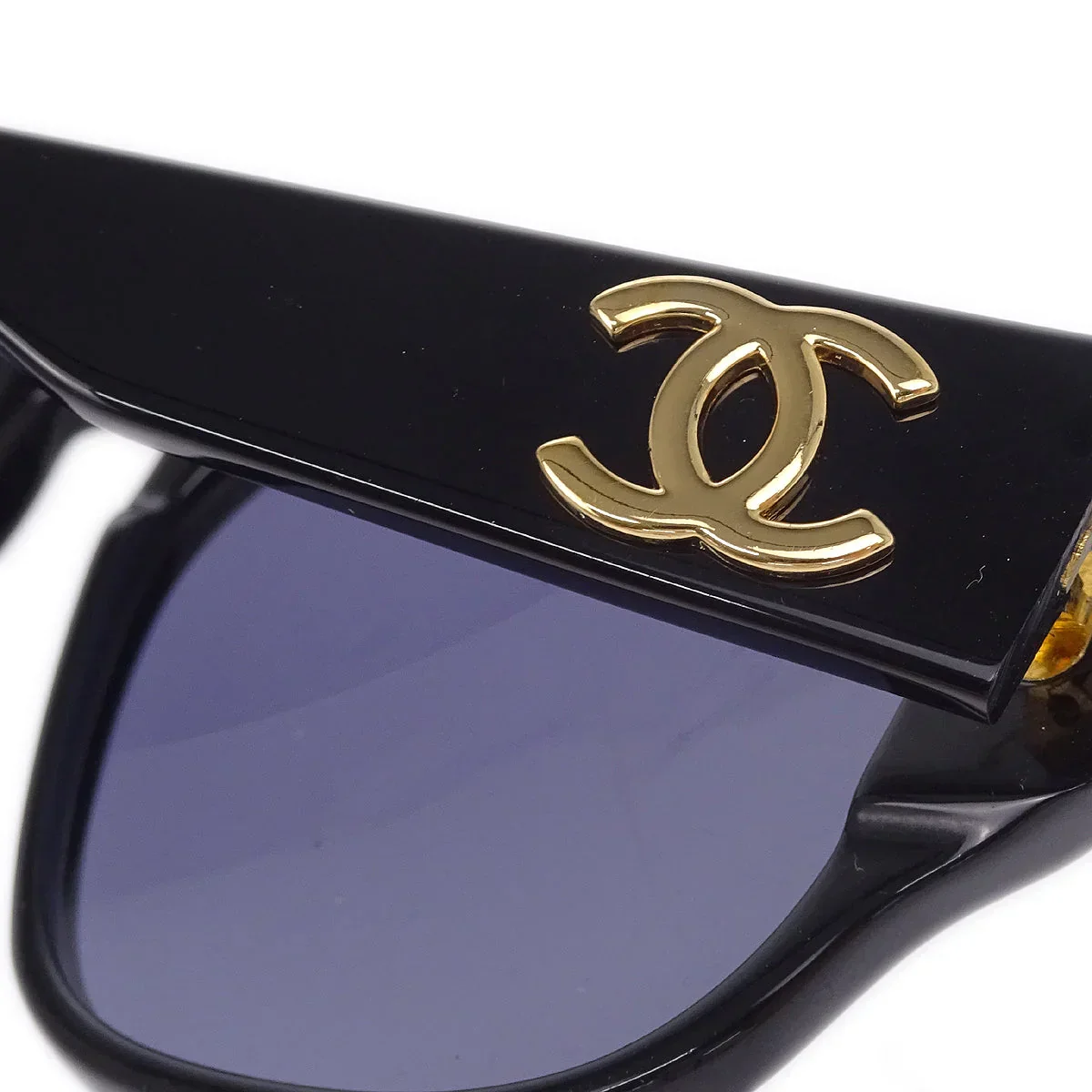 Chanel Sunglasses Eyewear Black Small Good - Image 6