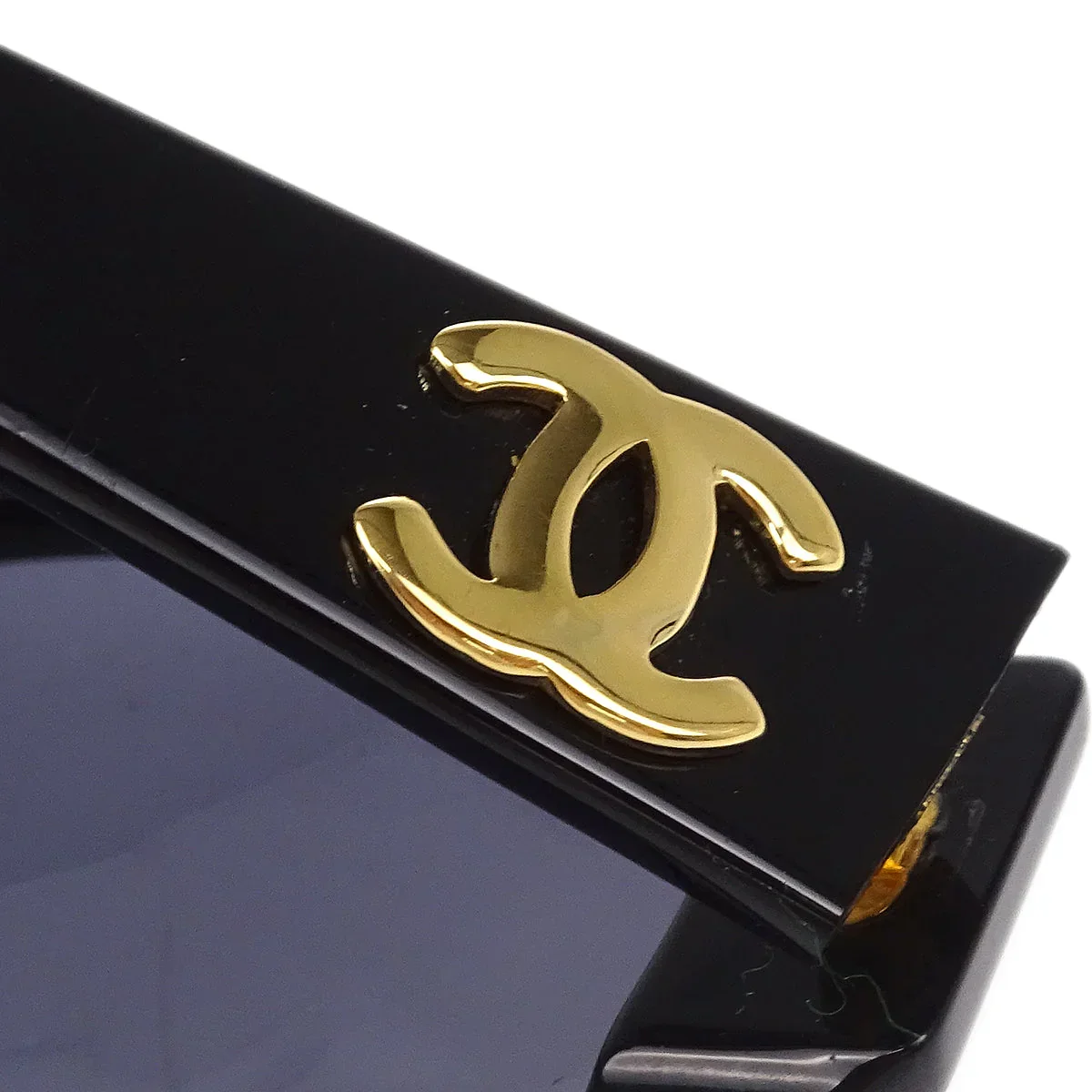 Chanel Sunglasses Eyewear Black Small Good - Image 6