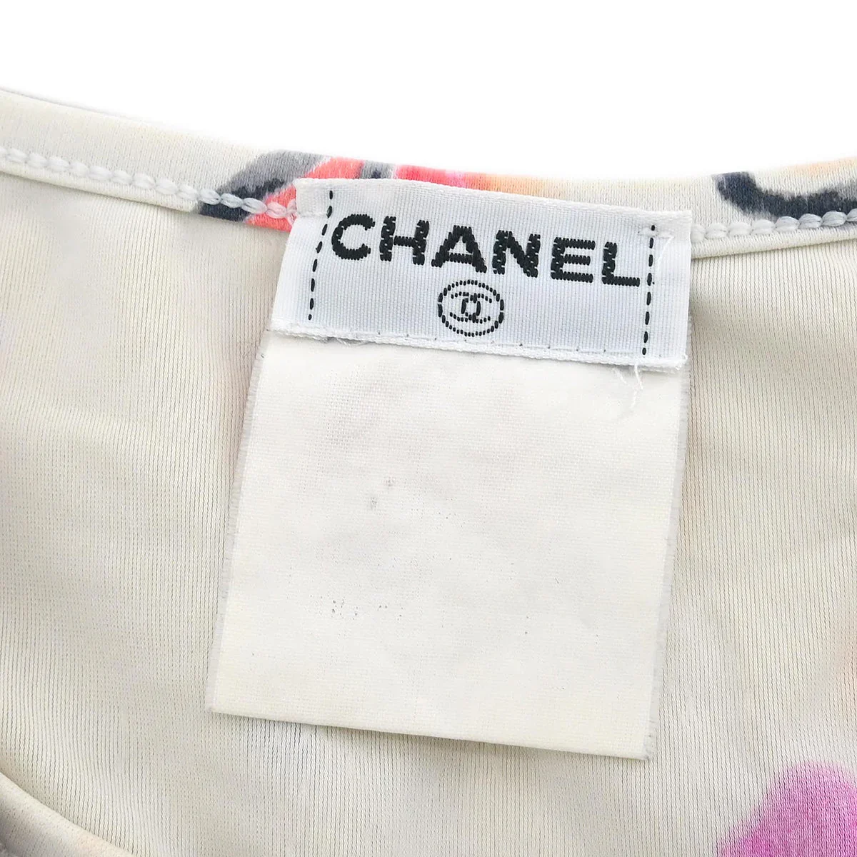 Chanel Lipstick Cropped T-shirt Top White #44 - Image 10