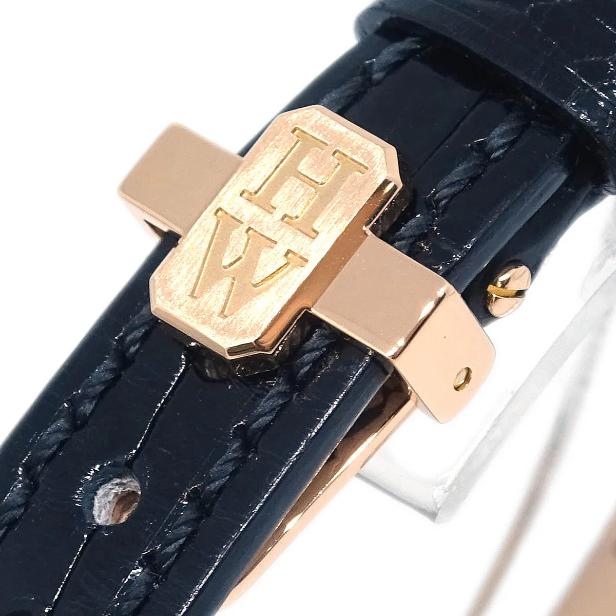 Harry Winston * 332LQR Avenue C Mini Quartz Watch 18KPG Diamond - Image 3