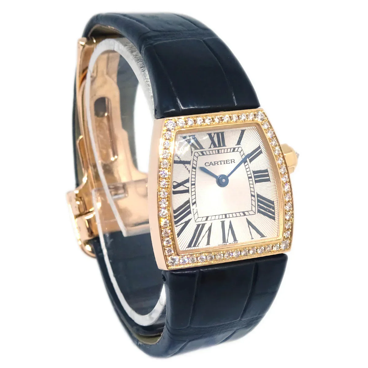 Cartier * La Dona Ref.WE600651 Quartz Watch 18KPG Diamond Black - Image 2