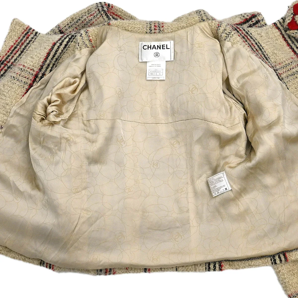 Chanel 2006 Duffel Jacket Beige #36 - Image 6