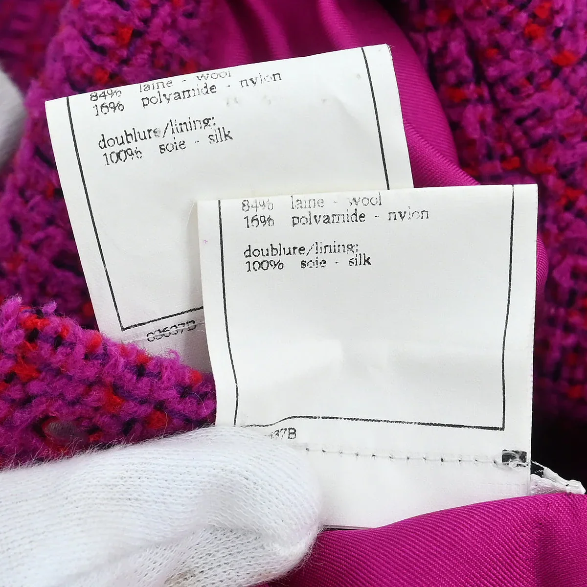 Chanel 1995 Setup Suit Jacket Skirt Purple #34 - Image 10