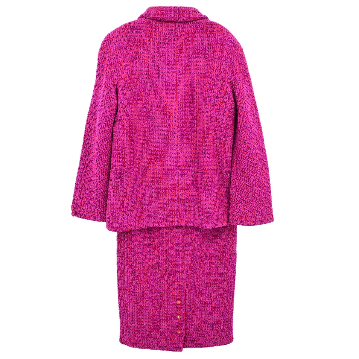 Chanel 1995 Setup Suit Jacket Skirt Purple #34 - Image 2