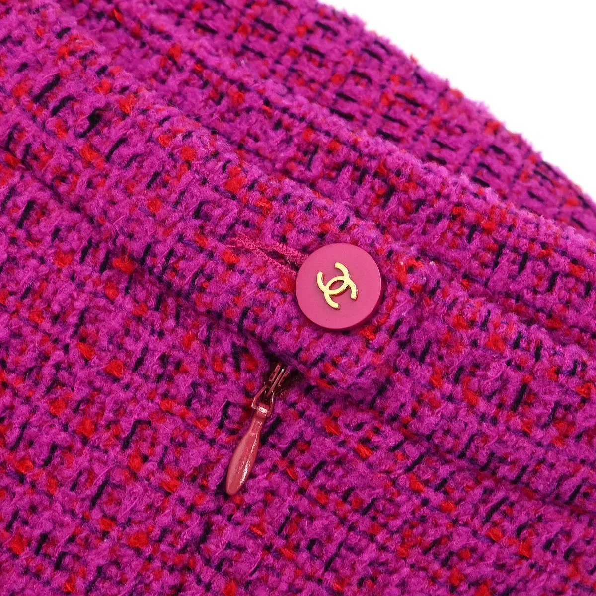 Chanel 1995 Setup Suit Jacket Skirt Purple #34 - Image 7
