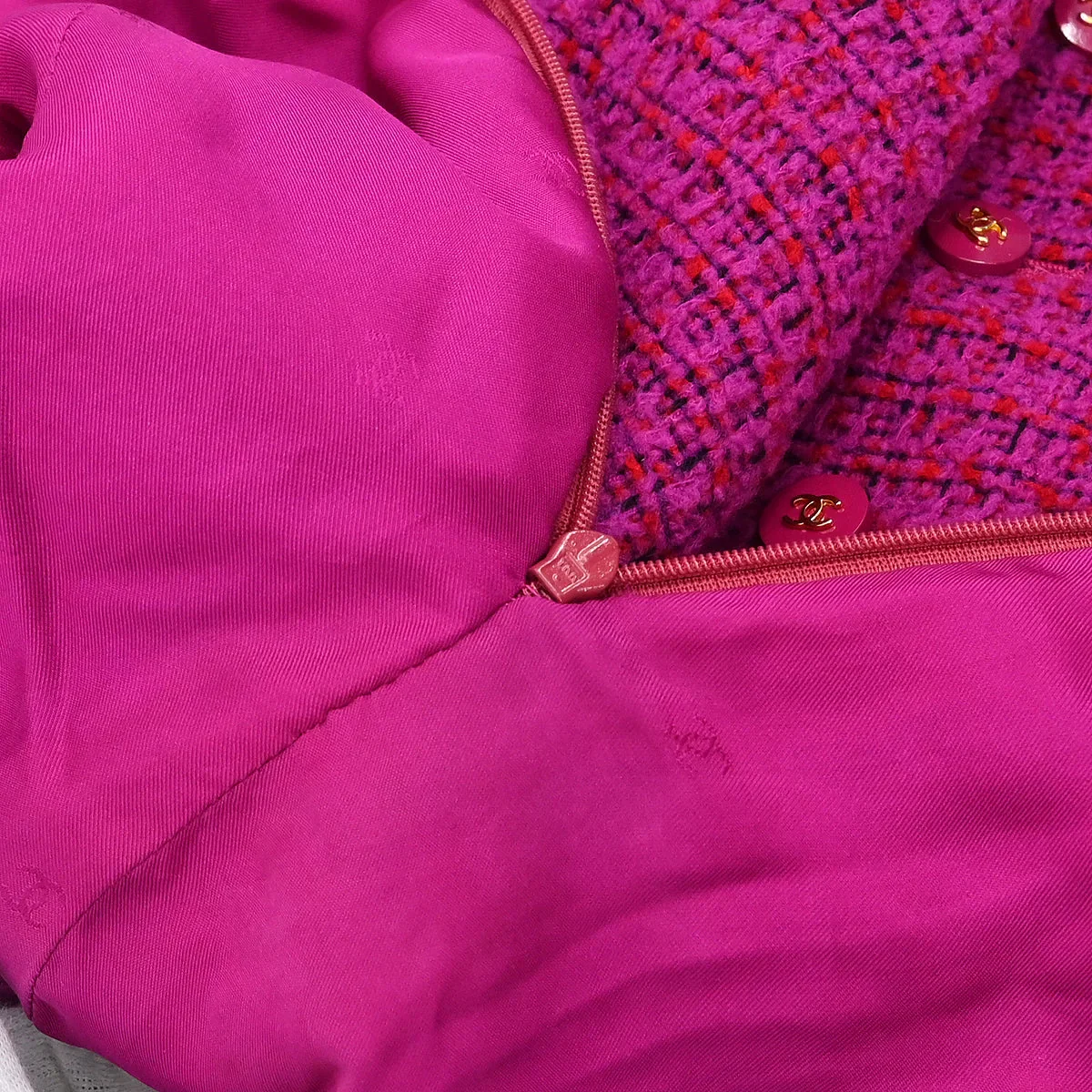Chanel 1995 Setup Suit Jacket Skirt Purple #34 - Image 8