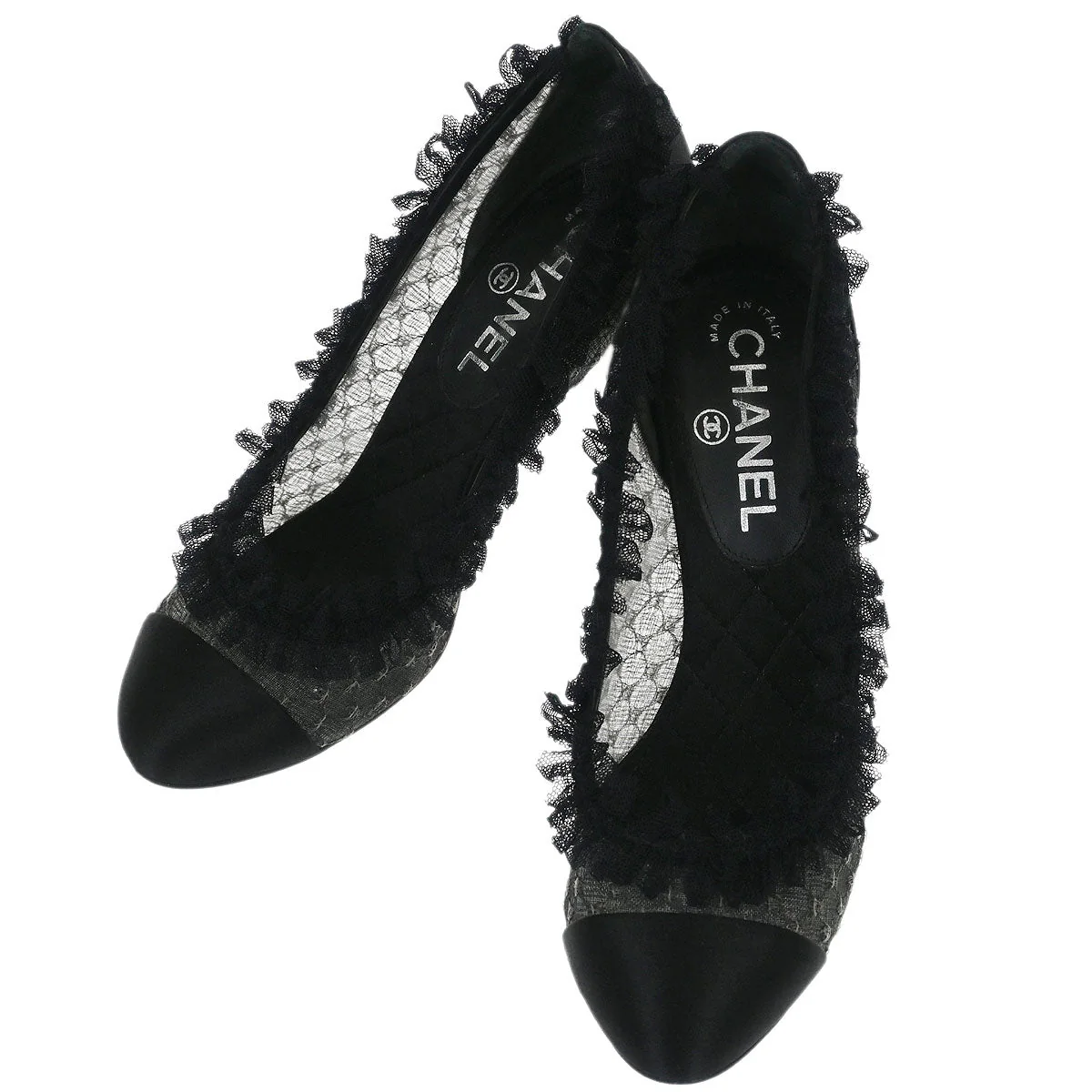 Chanel * Black Pumps Shoes #36