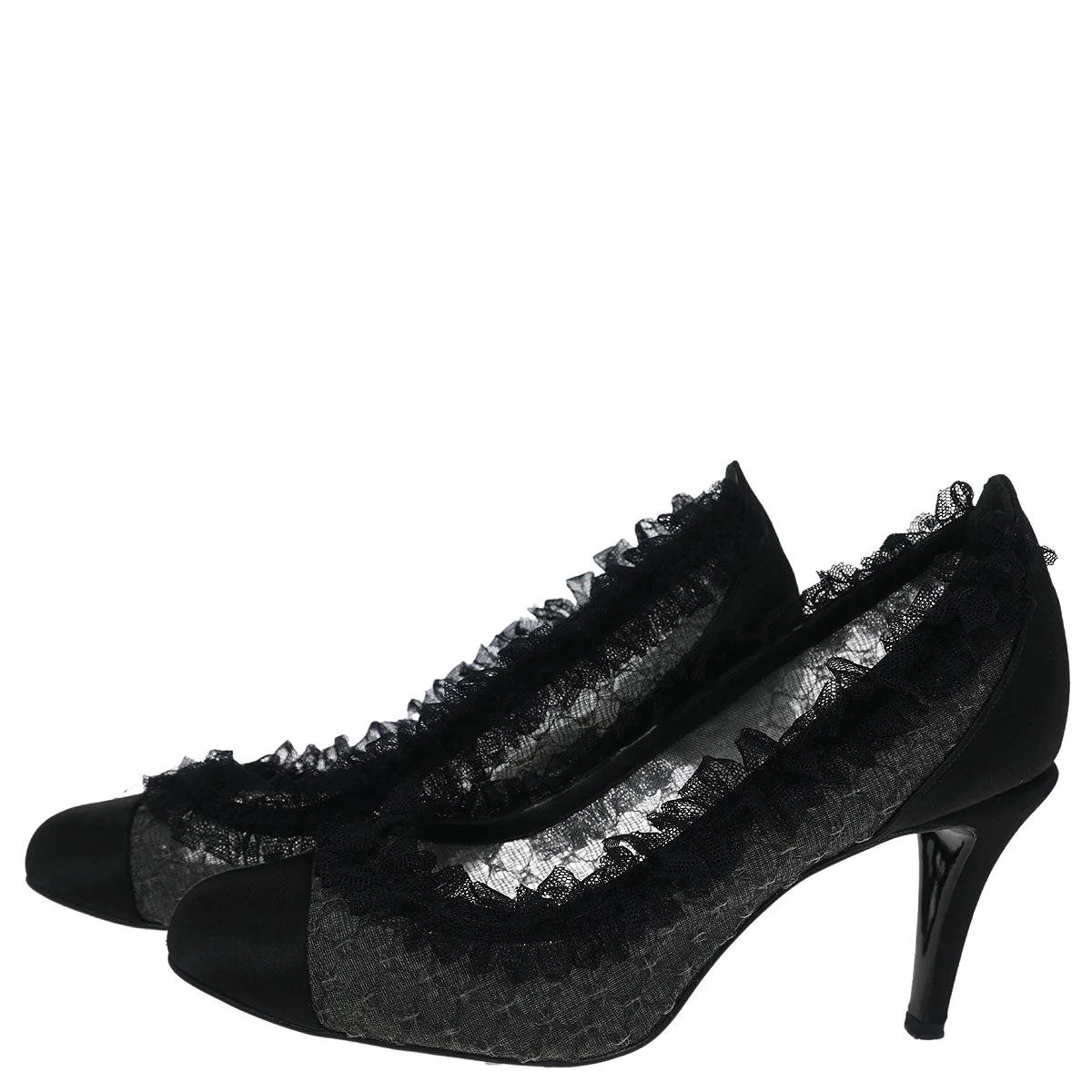Chanel * Black Pumps Shoes #36 - Image 2