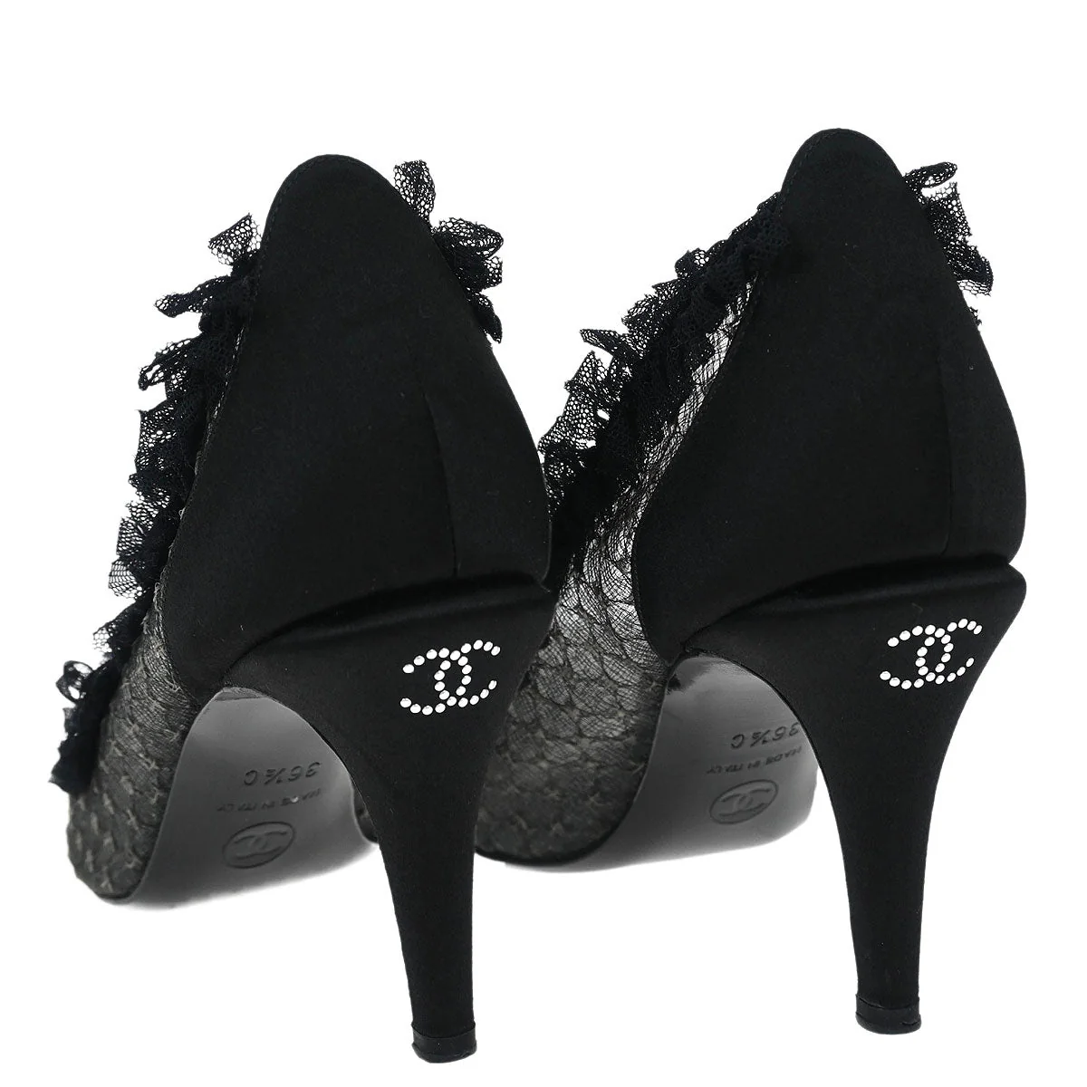 Chanel * Black Pumps Shoes #36 - Image 3