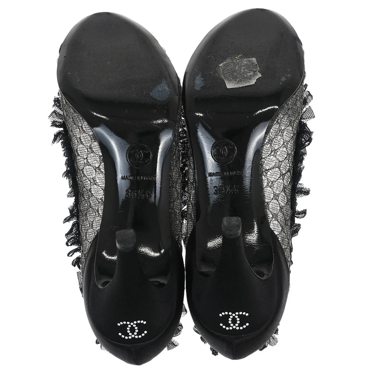 Chanel * Black Pumps Shoes #36 - Image 4