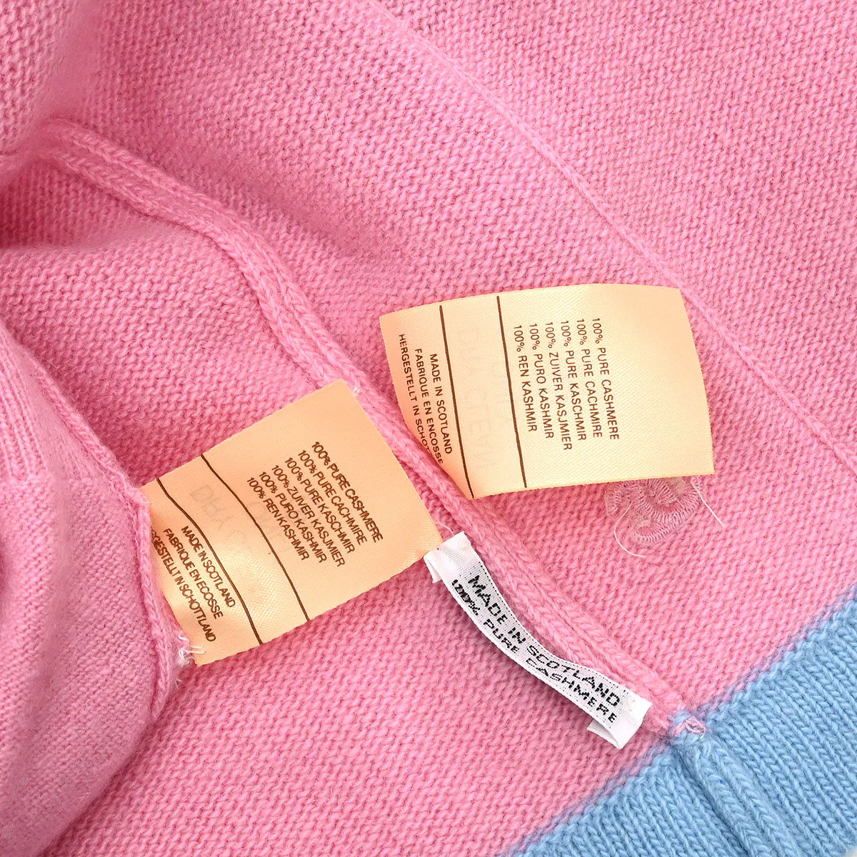 Chanel Set Cardigan Short Sleeve Top Pink #40 #36 - Image 10