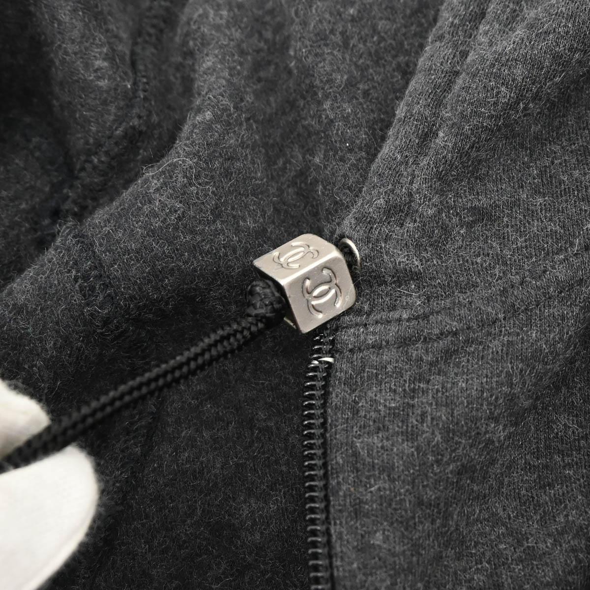 Chanel 2002 Zip Up Jacket Gray #38 - Image 6