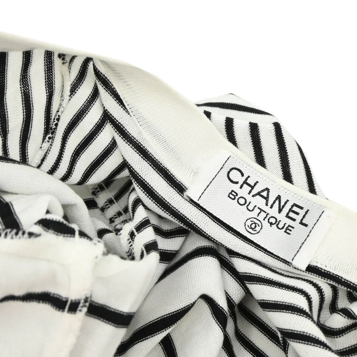 Chanel Striped Cardigan White #40 - Image 8