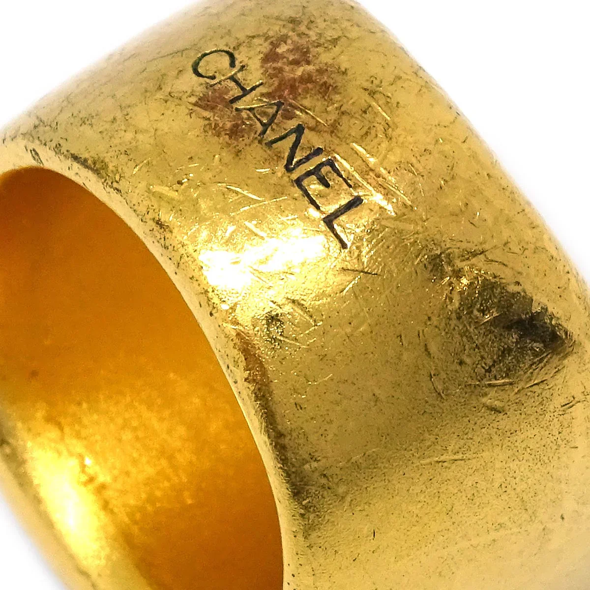 Chanel Ring Gold Gripoix #51 #11 - Image 3