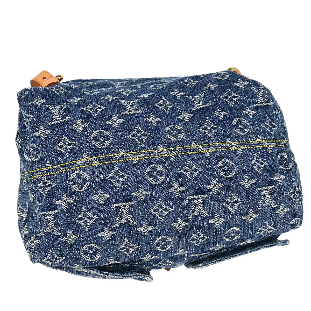 Louis Vuitton 2006 Blue Monogram Denim Sac a Dos GM Backpack M95056 - Image 3