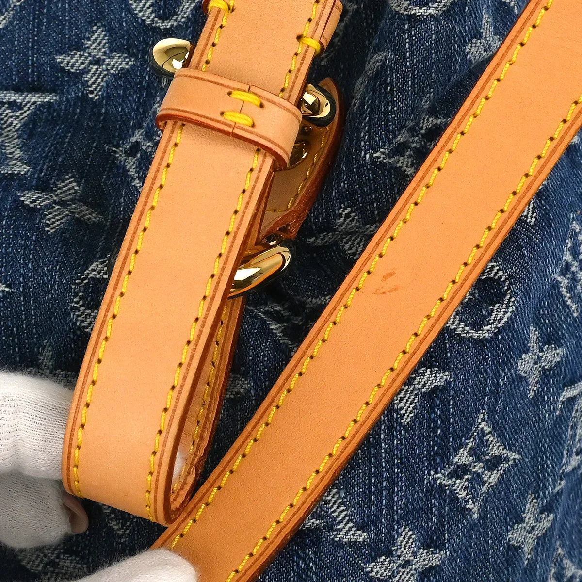 Louis Vuitton 2006 Blue Monogram Denim Sac a Dos GM Backpack M95056 - Image 6