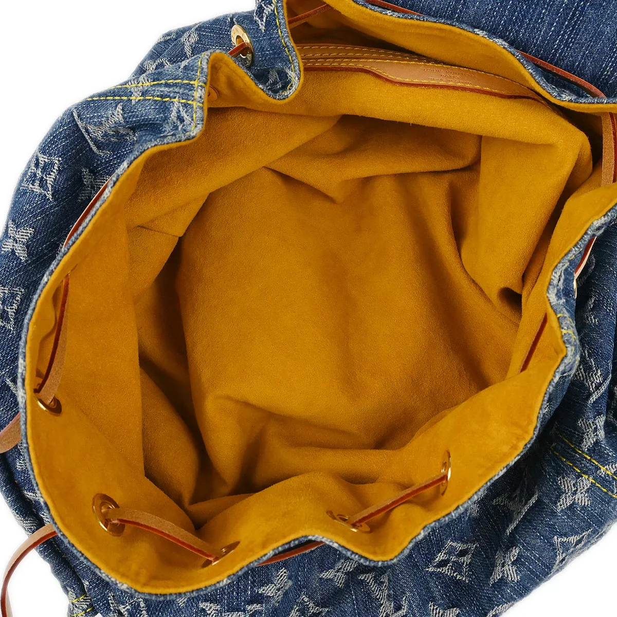Louis Vuitton 2006 Blue Monogram Denim Sac a Dos GM Backpack M95056 - Image 8