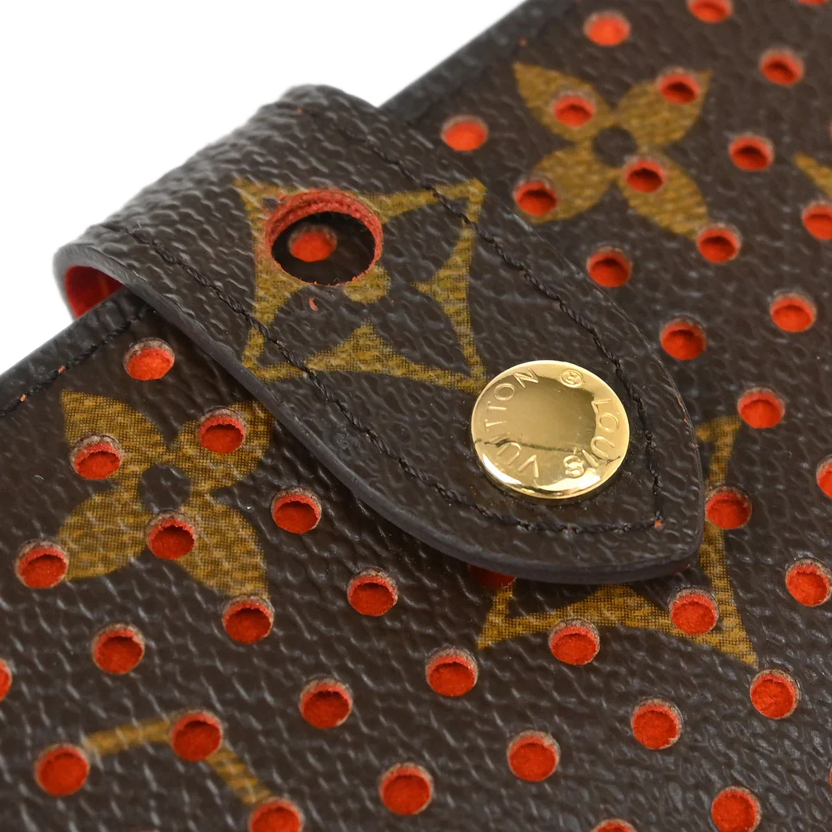 Louis Vuitton 2006 Monogram Perfo Compact Zip Wallet M95189 - Image 3
