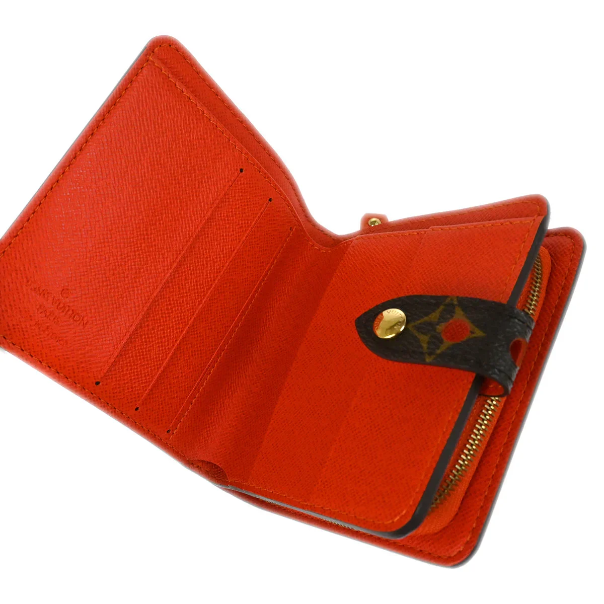 Louis Vuitton 2006 Monogram Perfo Compact Zip Wallet M95189 - Image 5