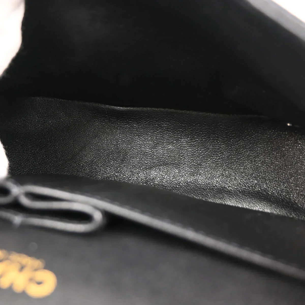 Chanel 2002-2003 Black Caviar Small Classic Double Flap Shoulder Bag - Image 10