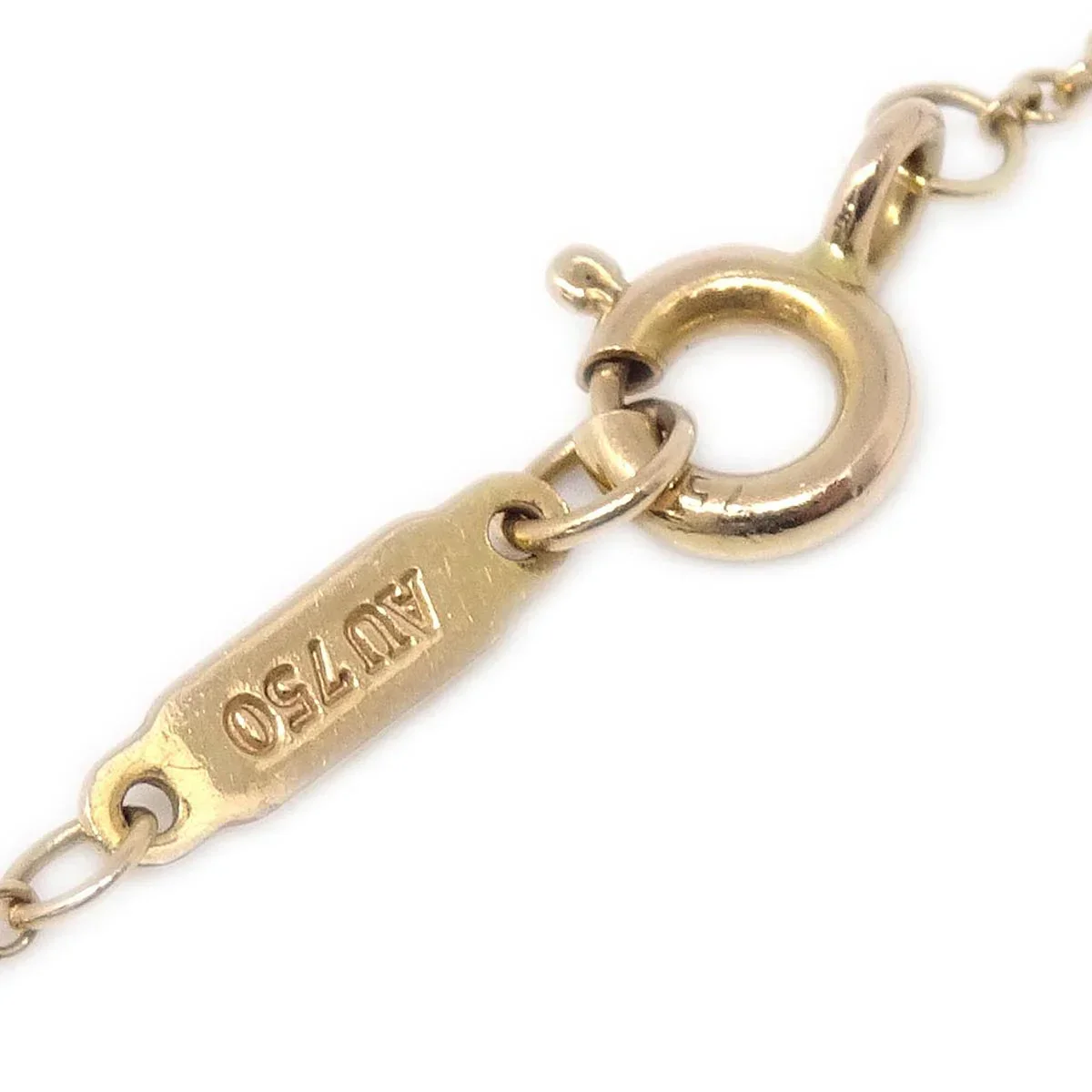 Tiffany & Co. Sentimental Heart Pendant Necklace AU750 Diamond - Image 4