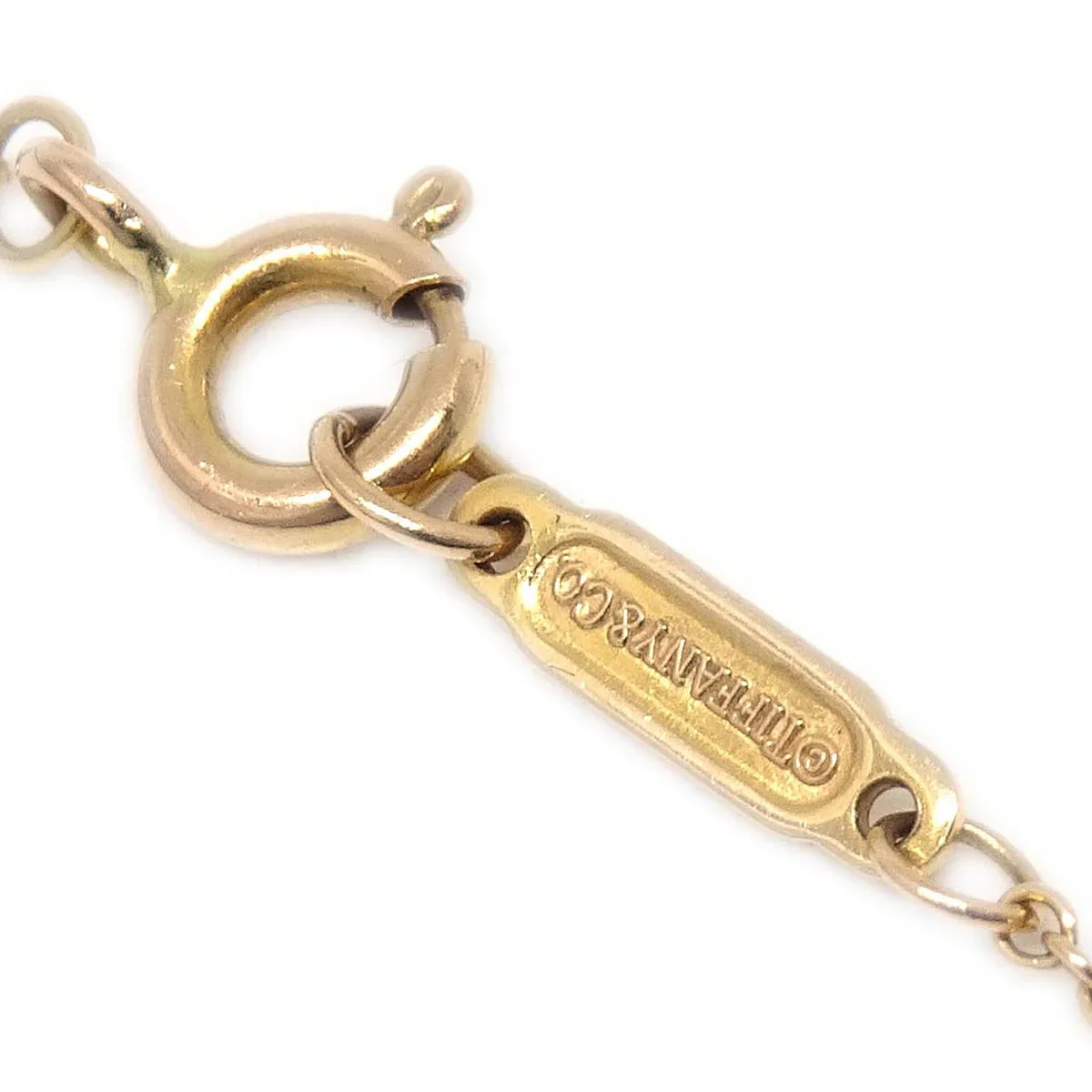 Tiffany & Co. Sentimental Heart Pendant Necklace AU750 Diamond - Image 5