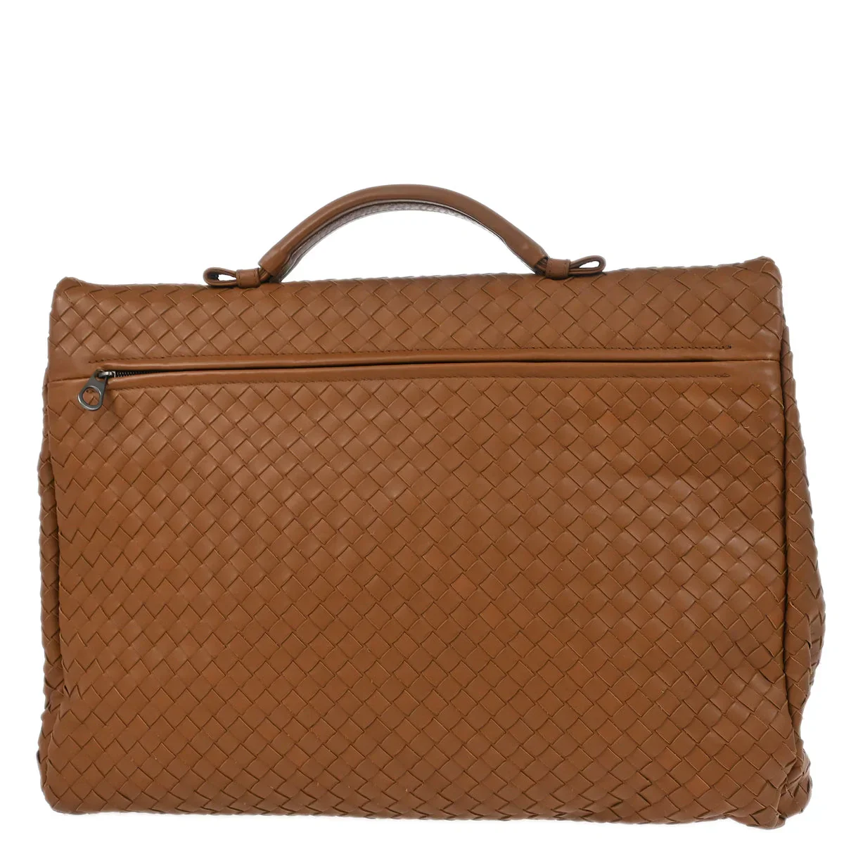 Bottega Veneta Brown Intrecciato Briefcase Handbag - Image 2