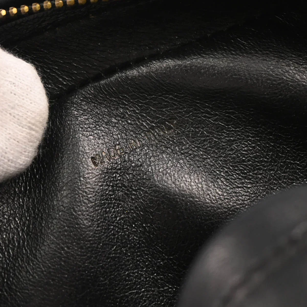 Chanel 1994-1996 Black Lambskin Camera Bag Mini - Image 10