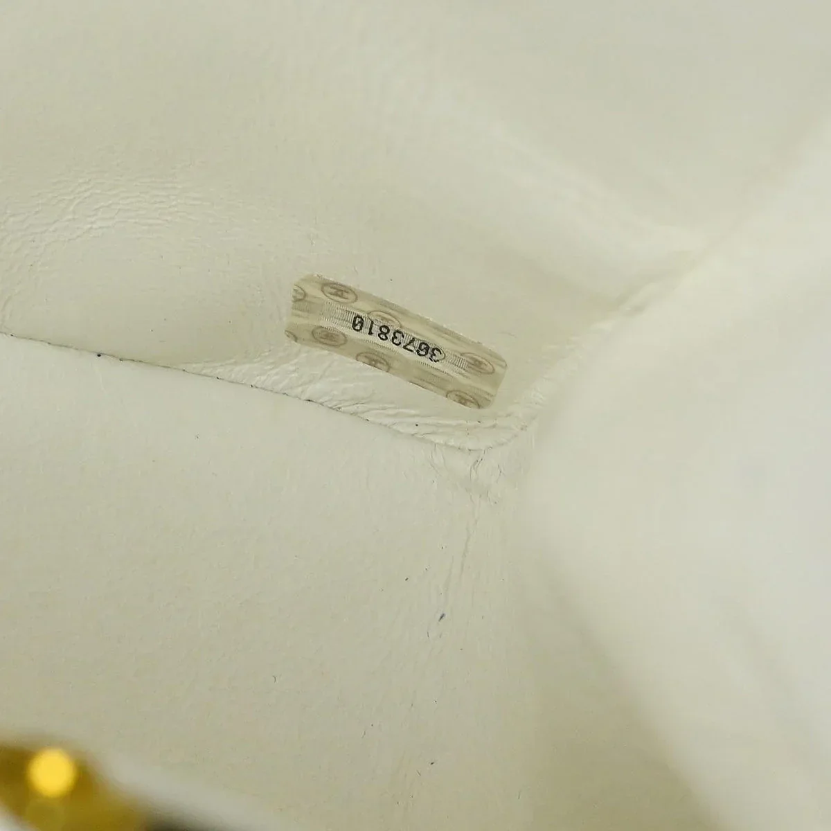 Chanel * 1994-1996 White Lambskin Medium Diana Shoulder Bag - Image 7