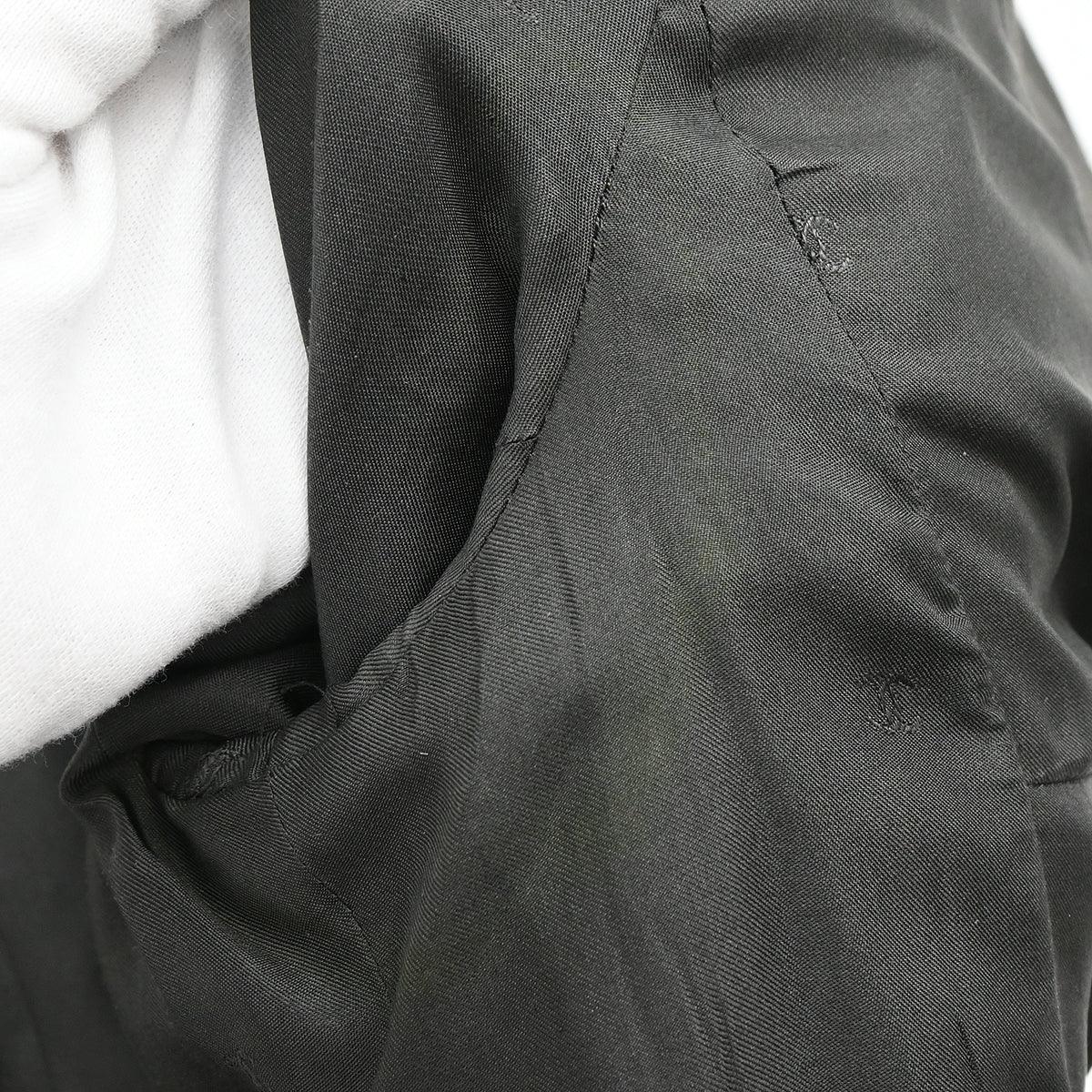 Chanel 1996 Setup Suit Jacket Skirt Gray #38 - Image 7