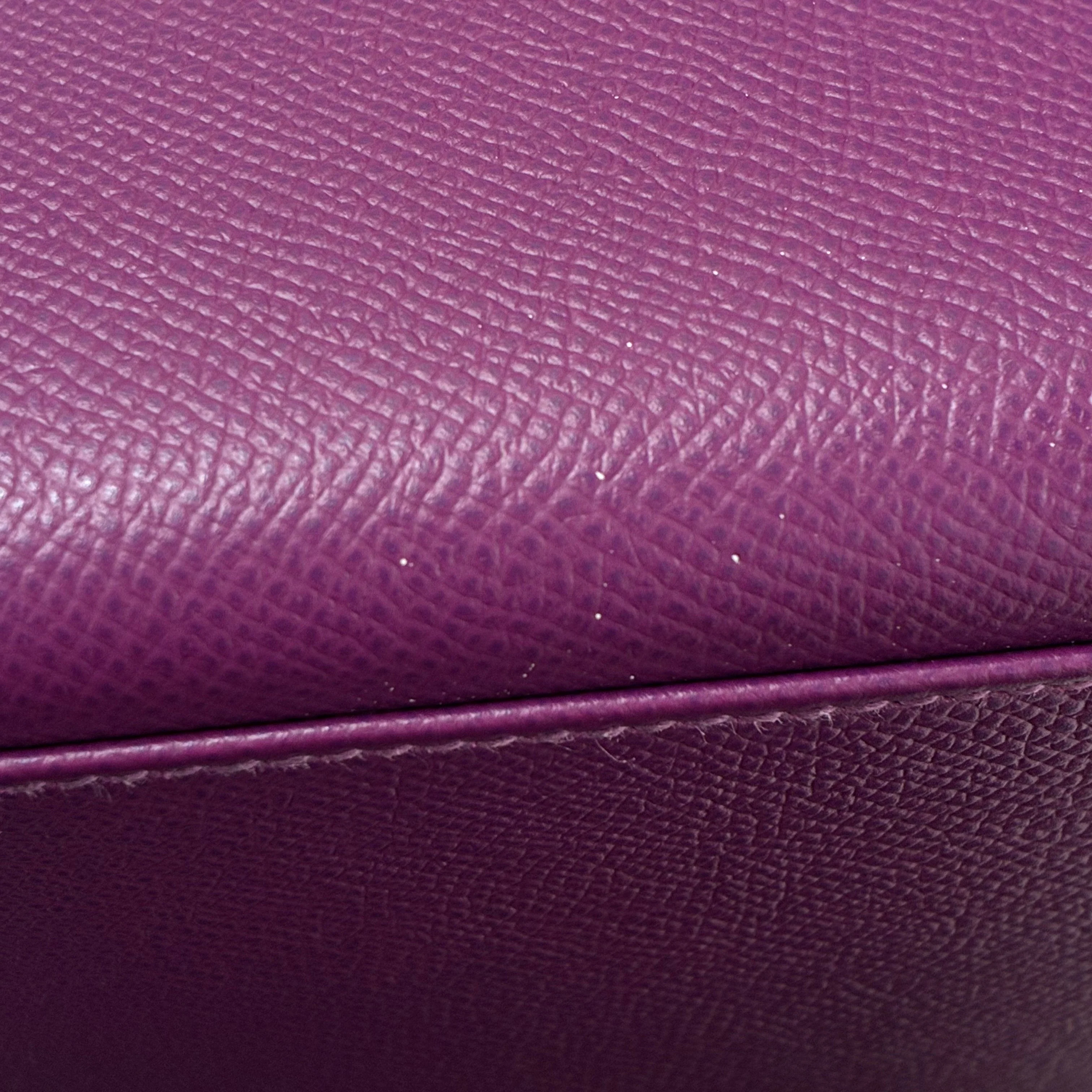Hermes 2014 Anemone Epsom Kelly 28 Sellier 2way Shoulder Handbag - Image 11