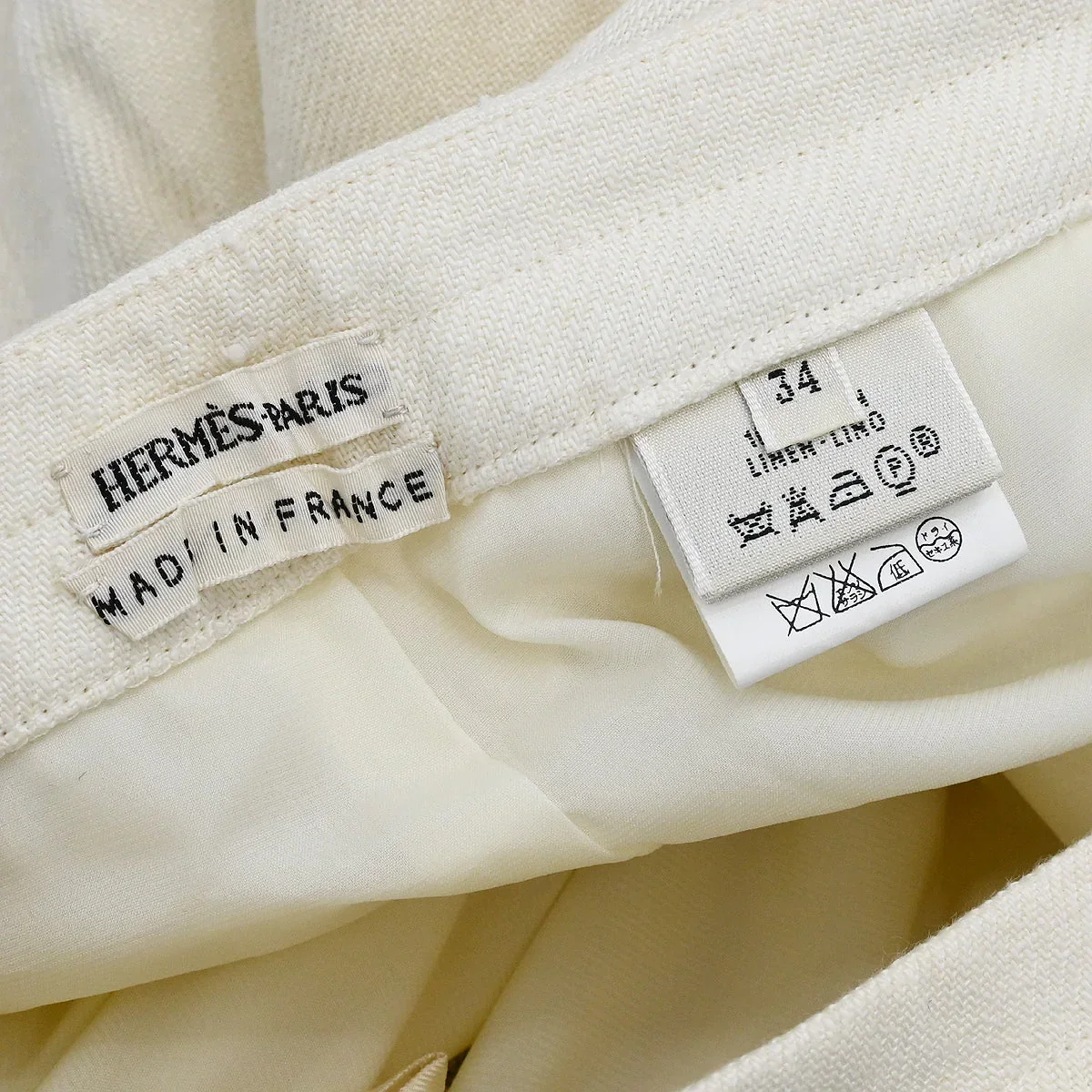 Hermes Long Pants White #34 - Image 8