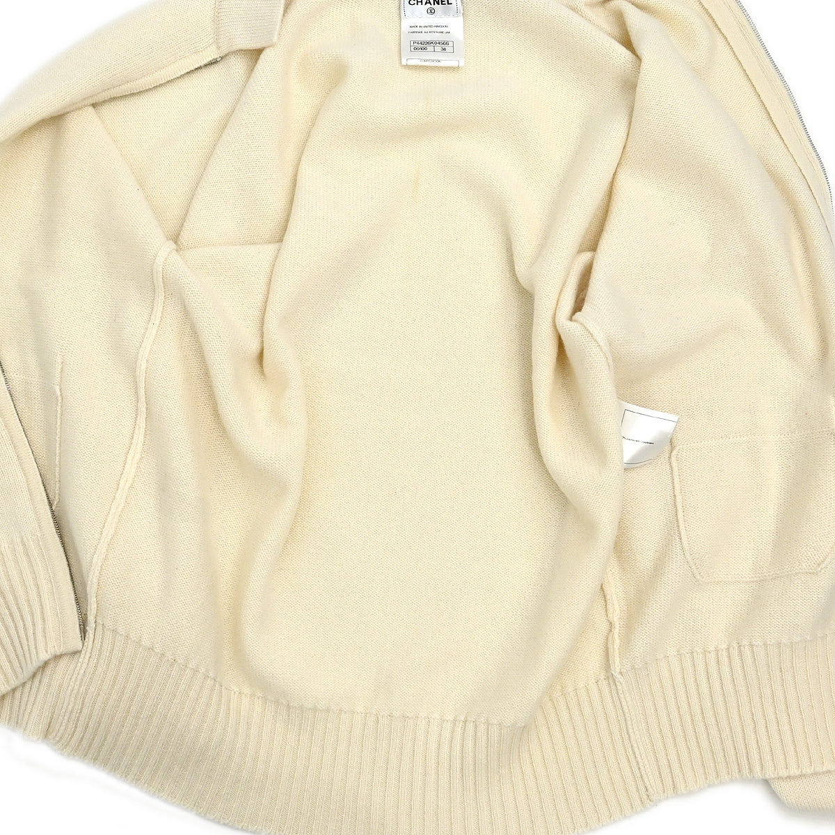 Chanel 2012-2013 Cardigan White #38 - Image 6